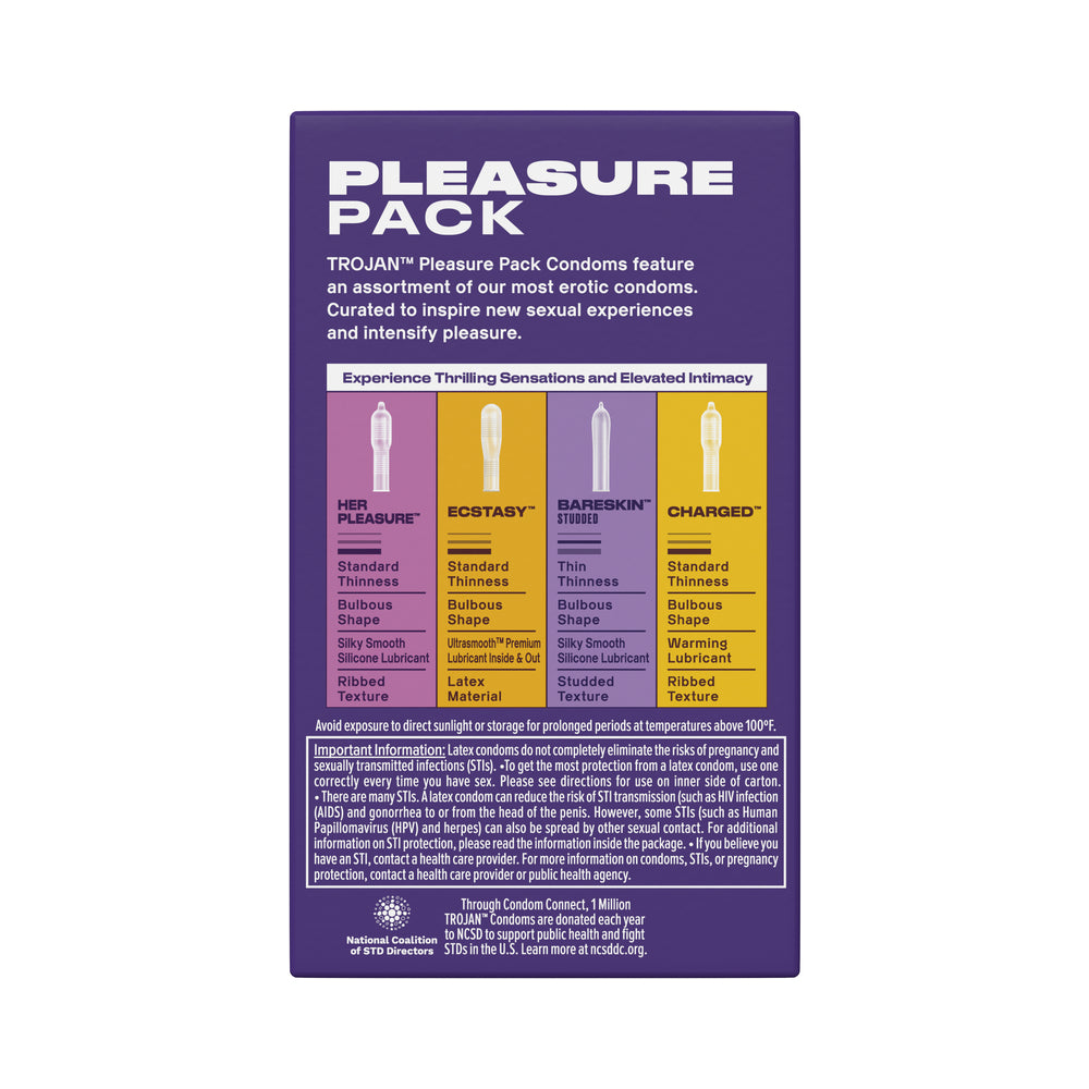 Trojan Pleasure Pack 12-Pack
