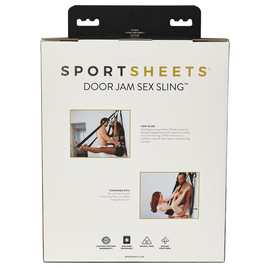 Sportsheets Adjustable Door Jam Sex Sling Black - product photo 2