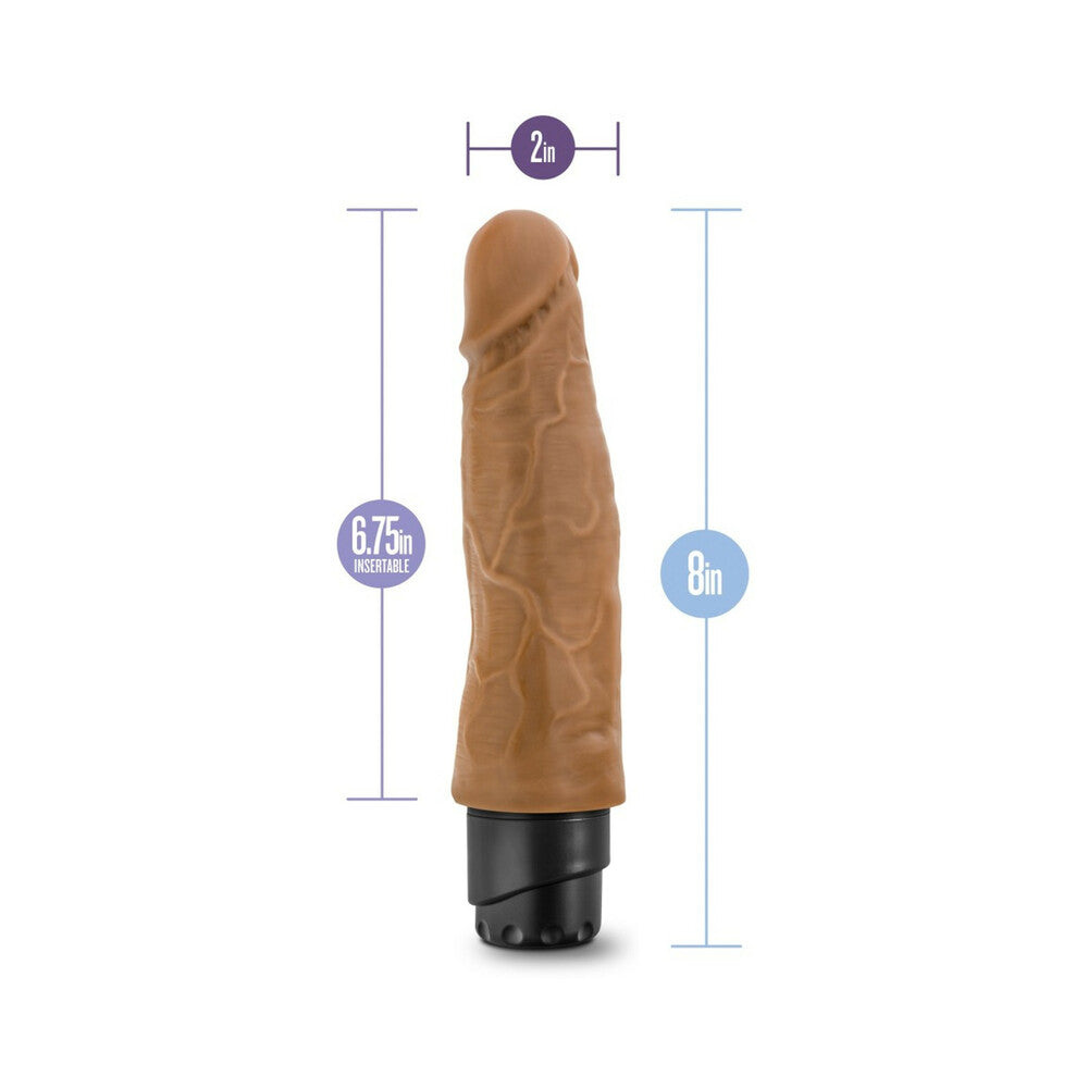 Dr. Skin Cock Vibe 14 Realistic 8 in. Vibrating Dildo Tan