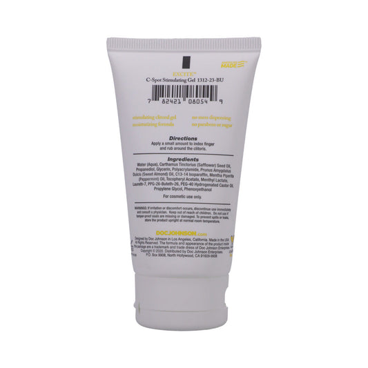 Doc Johnson Excite C-Spot Stimulating Cream 2 oz. Bulk - product photo 2