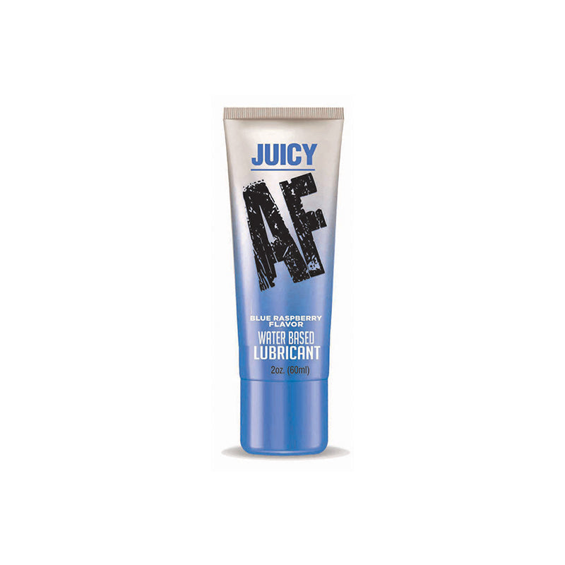 Juicy AF Water Based Lubricant Blue Raspberry 2 oz.