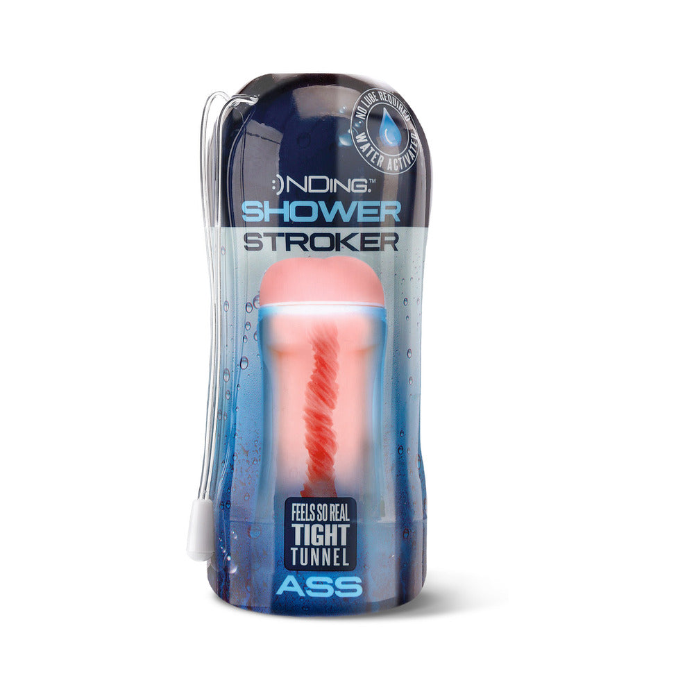 Happy Ending Self-Lubricating Shower Stroker - Ass