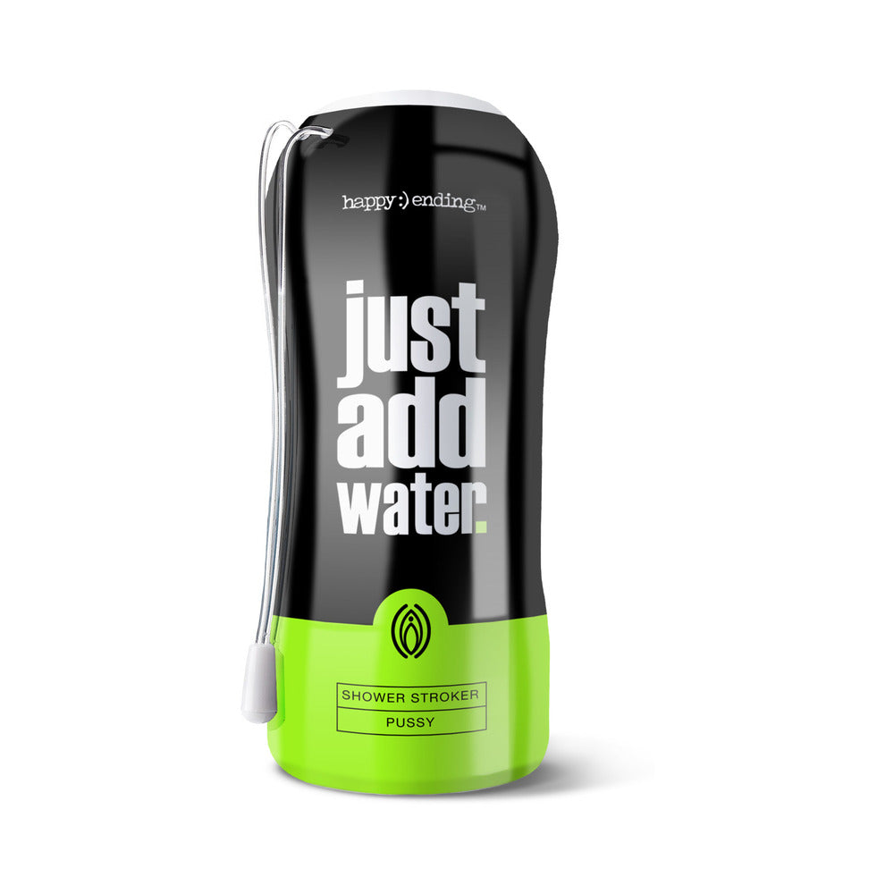 Happy Ending Just Add Water Self Lubricating Shower Stroker - Pussy