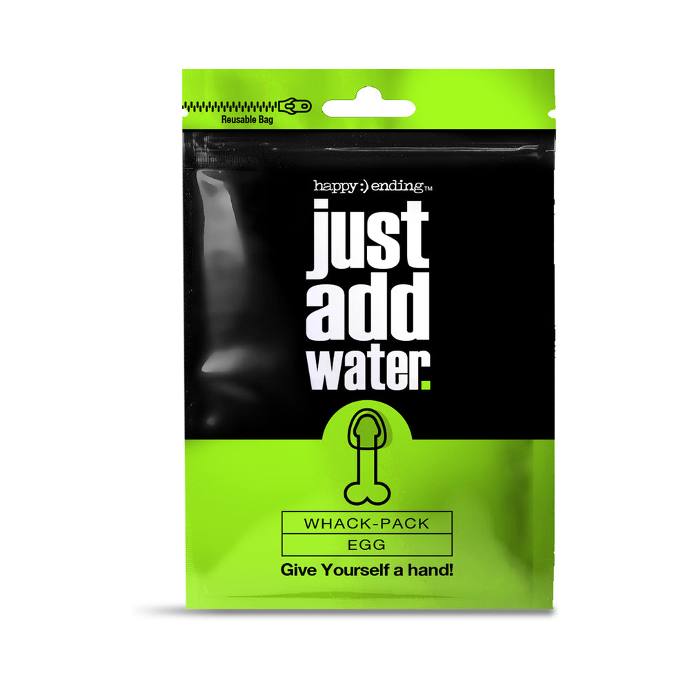 Happy Ending Just Add Water Self-Lubricating Whack Pack - Egg