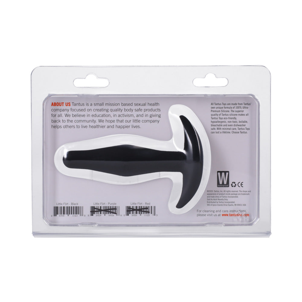 Tantus Little Flirt Anal Plug Onyx