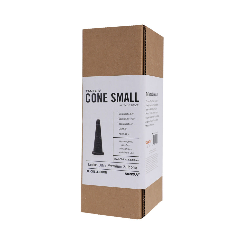 Tantus Cone Small Dildo Onyx (Box)