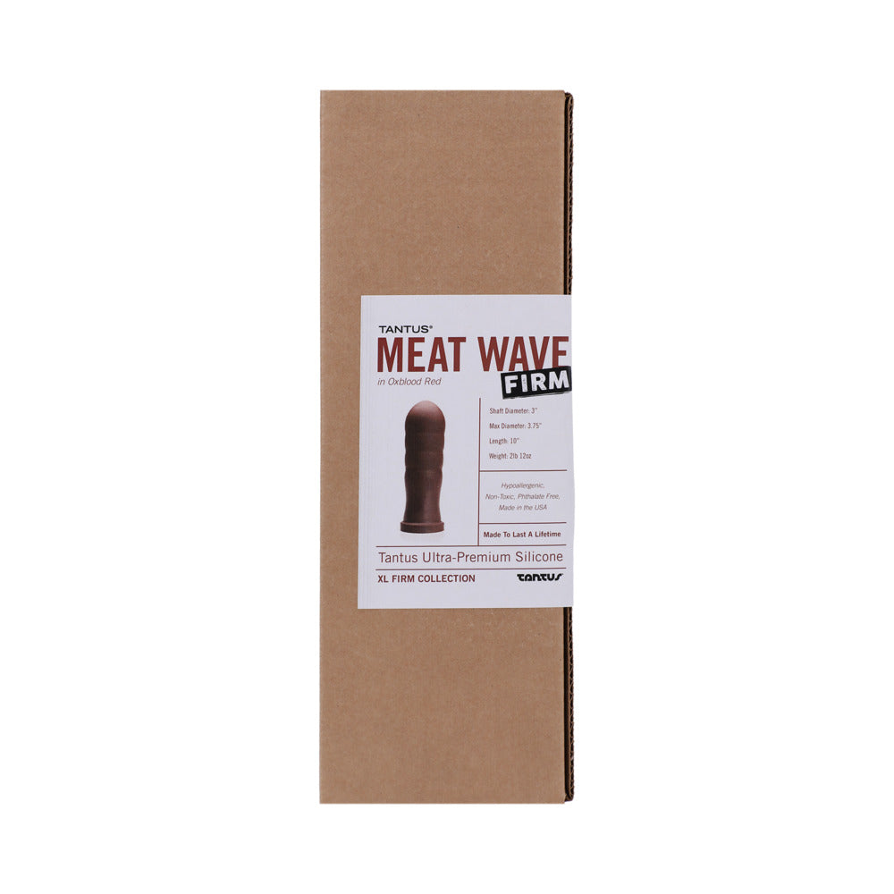 Tantus Meat Wave Firm Anal Plug Garnet (Box)