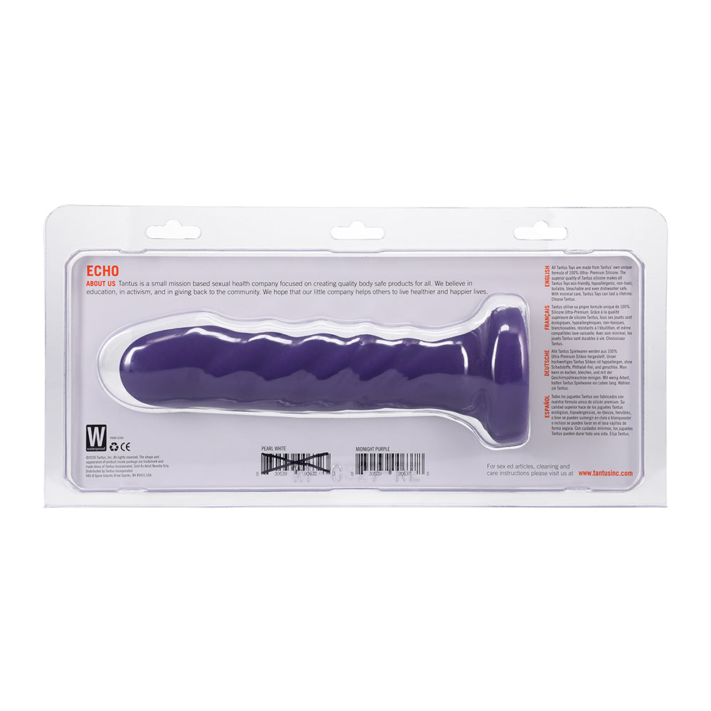 Tantus Echo Vibrating Dildo Amethyst