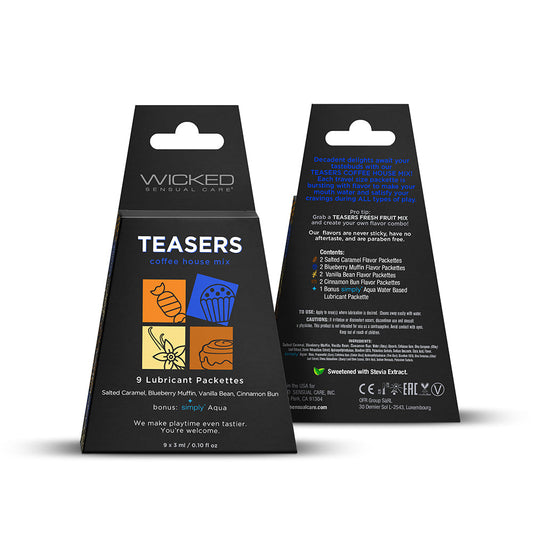 Wicked Teasers Coffee House Mix 3 ml 9 Packs/Box - product photo 2