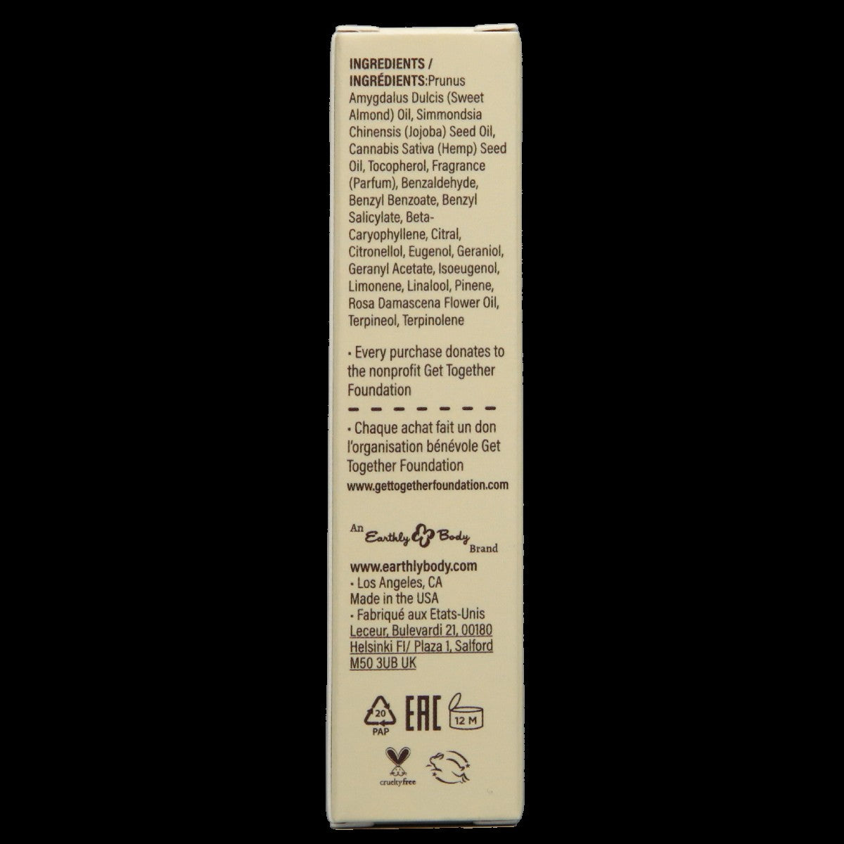 At Night Roll-on Perfume Aphrodisiac Wild Pink Rose 0.34oz / 10ml