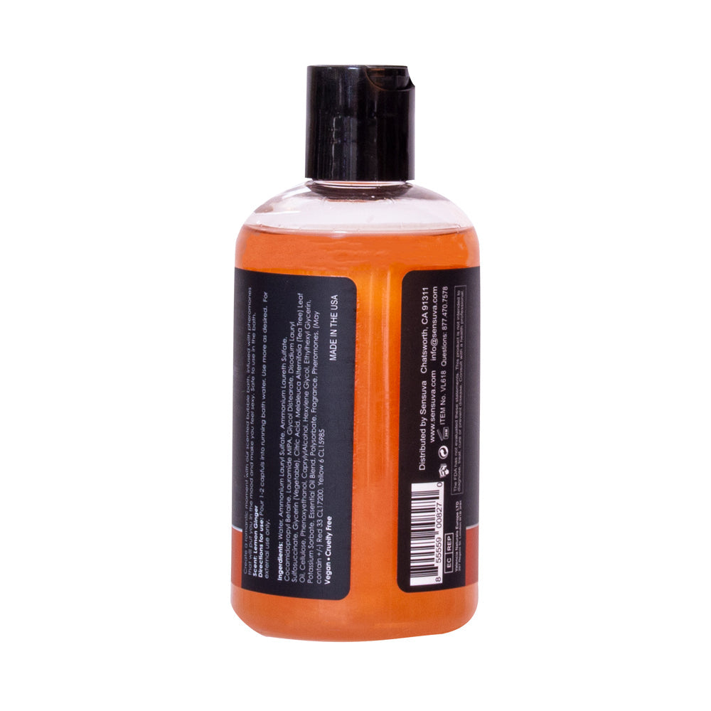 Sensuva Big Flirt Pheromone-Infused Bubble Bath Lust in Paradise 8 oz.