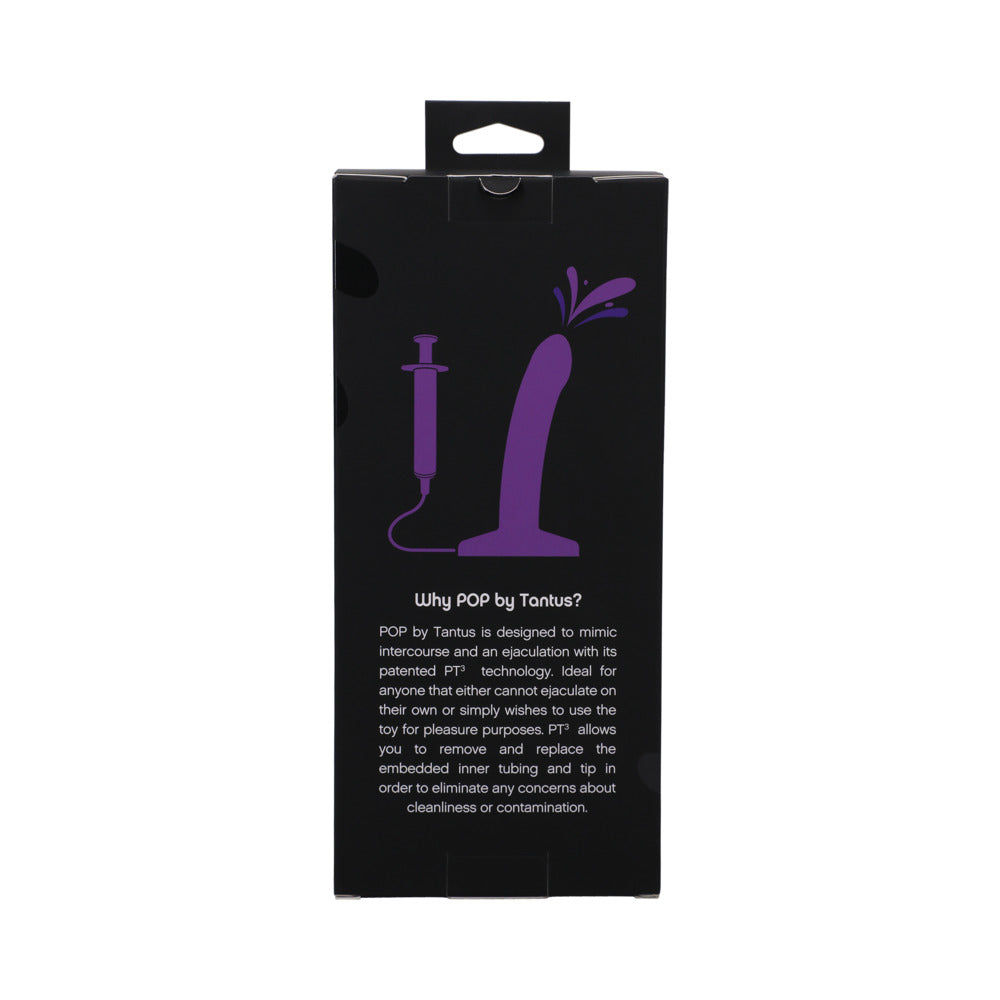 Tantus POP Slim Squirting Dildo Midnight