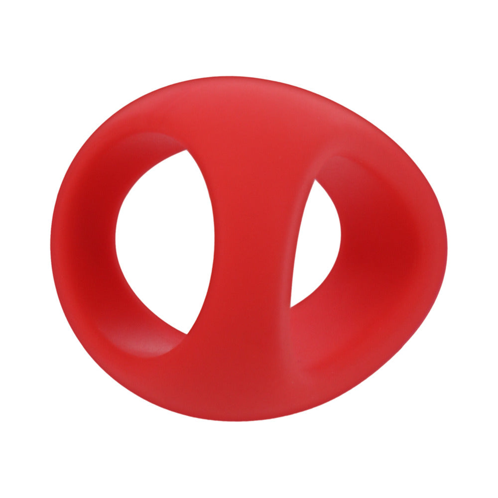 Tantus Stirrup C-Ring Cock and Ball Sling Crimson
