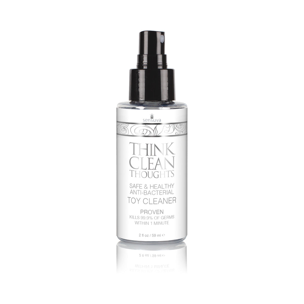 Sensuva Think Clean Thoughts Anti-Bacterial Toy Cleaner 2 oz.