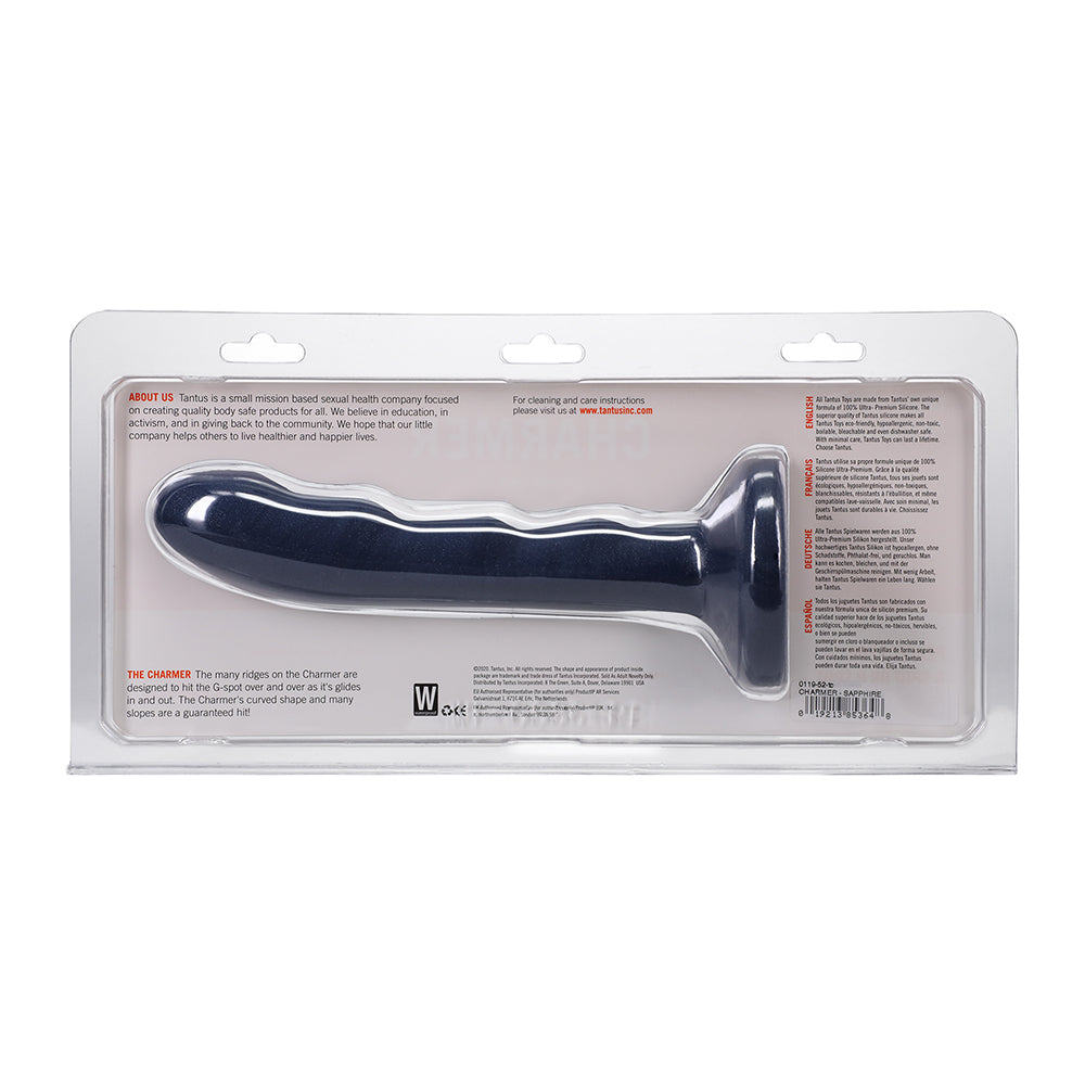 Tantus Charmer 8 in. G-Spot Dildo Sapphire