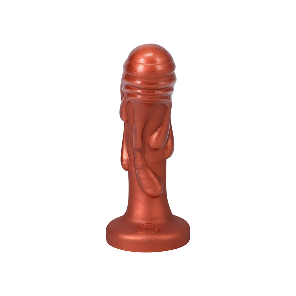 Tantus Magma 7 in. Fantasy Dildo Medium-Firm Copper