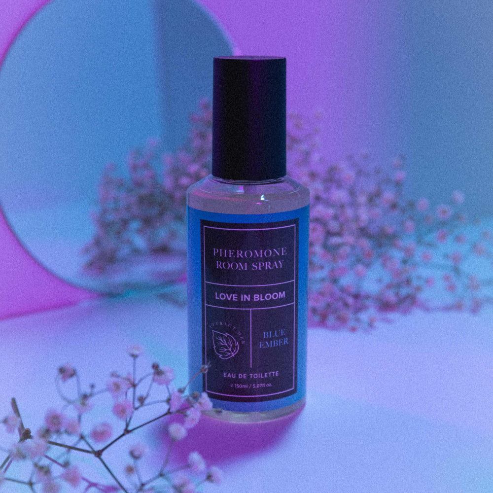 Eye of Love Bloom Attract Her Pheromone Room Spray Blue Ember 5 oz.