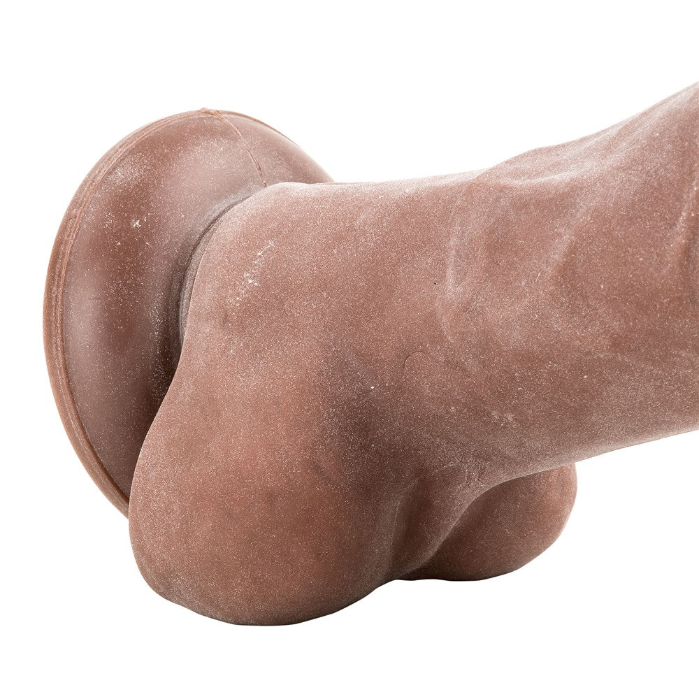 Adam & Eve Adam''s True Feel Brown 7 Inch Dildo