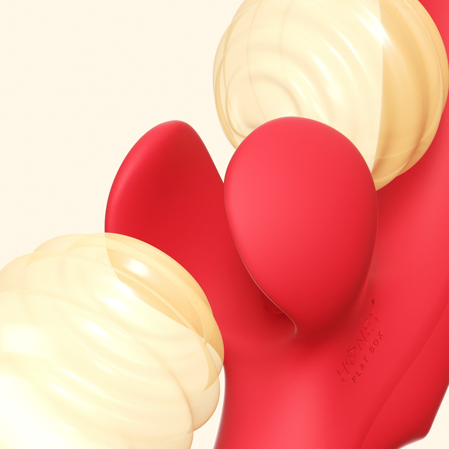Honey Play Box Fortexa App-Controlled Kinky Finger Flapping Dual Stimulator Red
