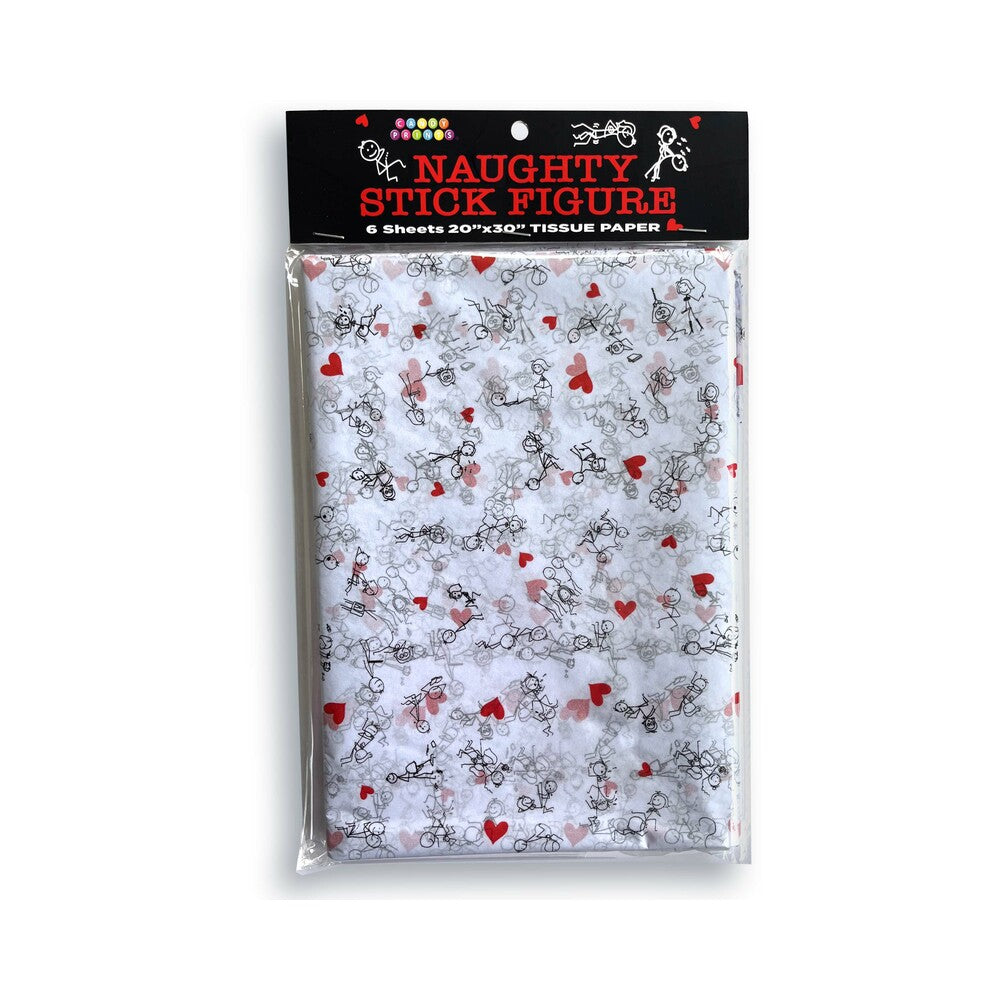Naughty Stick Figure Tissue Paper
