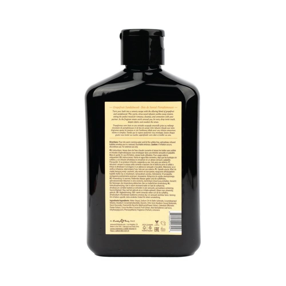 Earthly Body At Night Aphrodisiac Bubble Bath Grapefruit Sandalwood 8.4 oz.