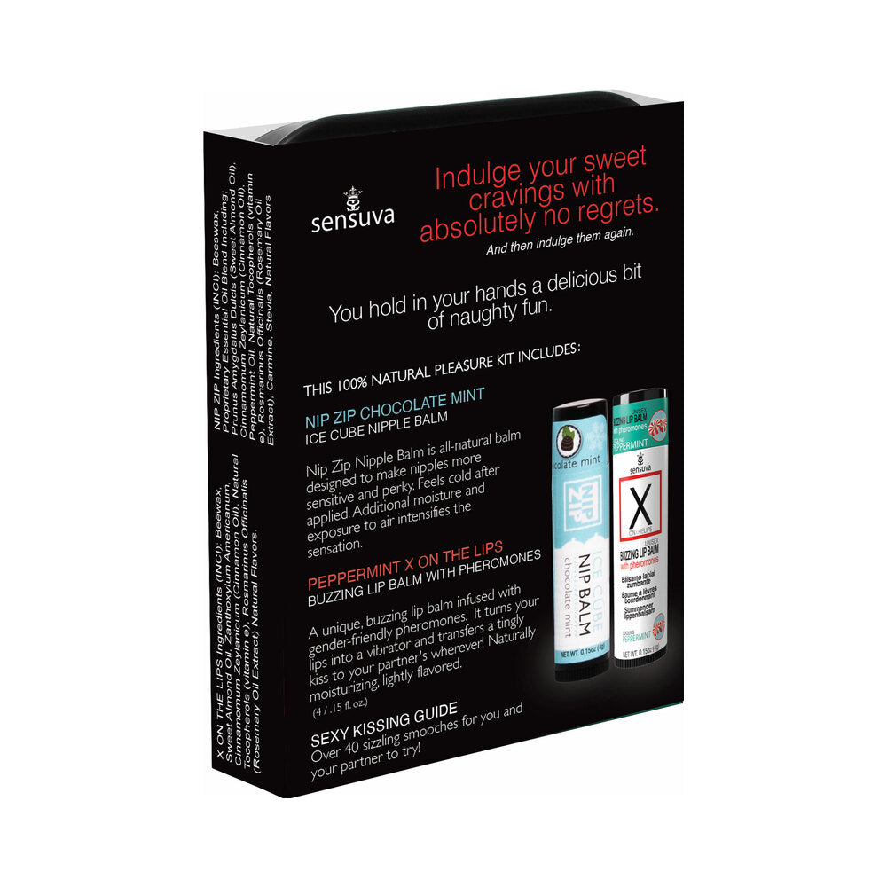 Sensuva Lips & Nips Pleasure Kit Chocolate Peppermint