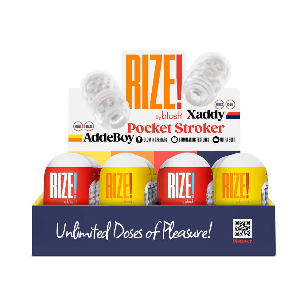 Rize The Pill Mini Stroker 12 Pack Display