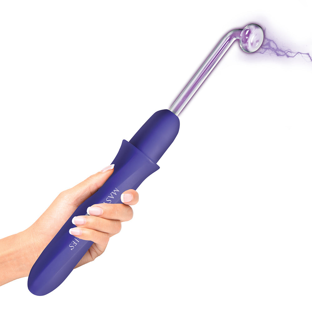 Master Series Elektra Rechargeable E-Stim Wand Purple