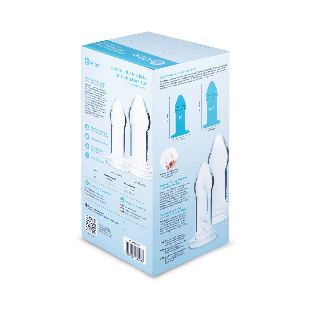 b-Vibe Intermediate Glass Dilators Set