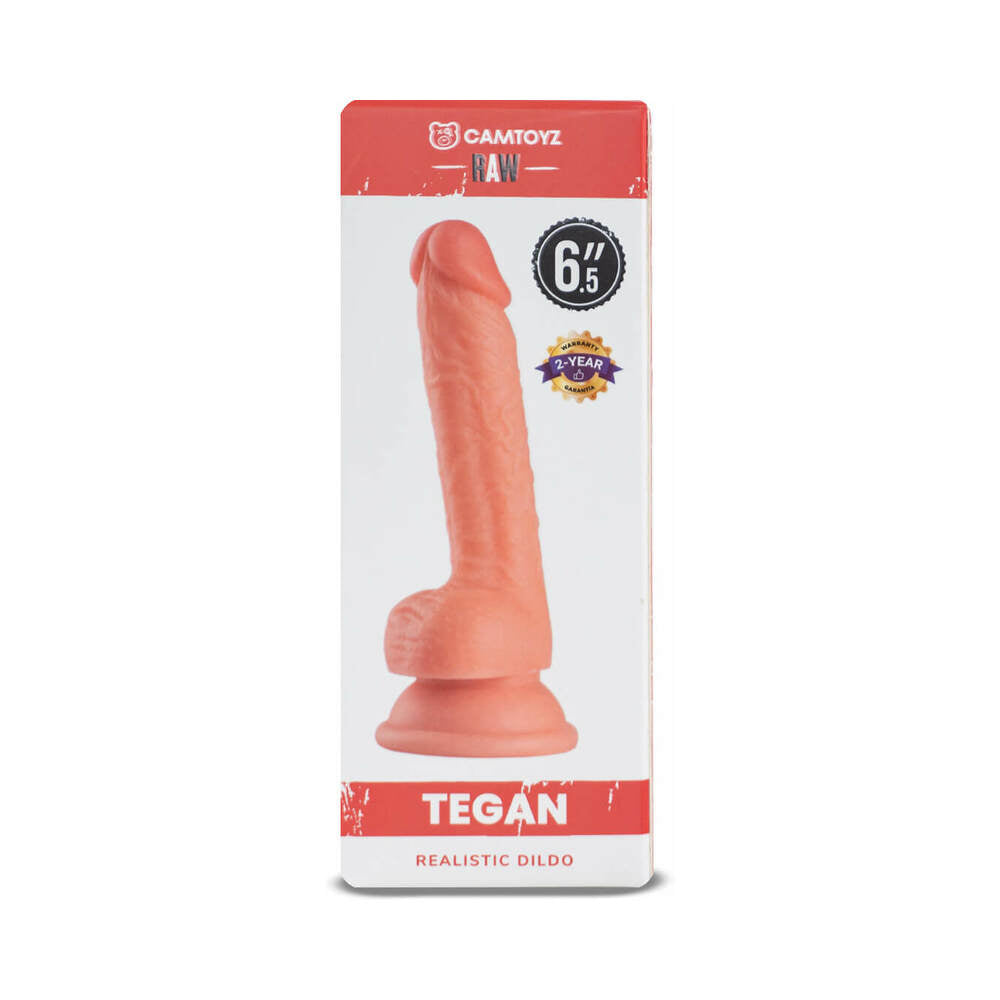 Camtoyz Raw Tegan Realistic 6.5 in. Dildo