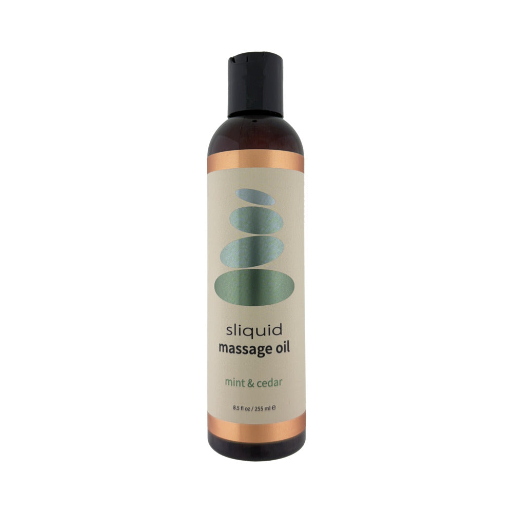 Sliquid Massage Oil Mint & Cedar 8.5 oz.
