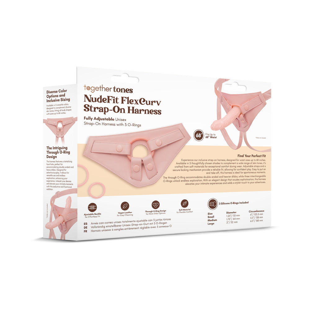 Together Toy NudeFit FlexCurv Strap-On Harness Light