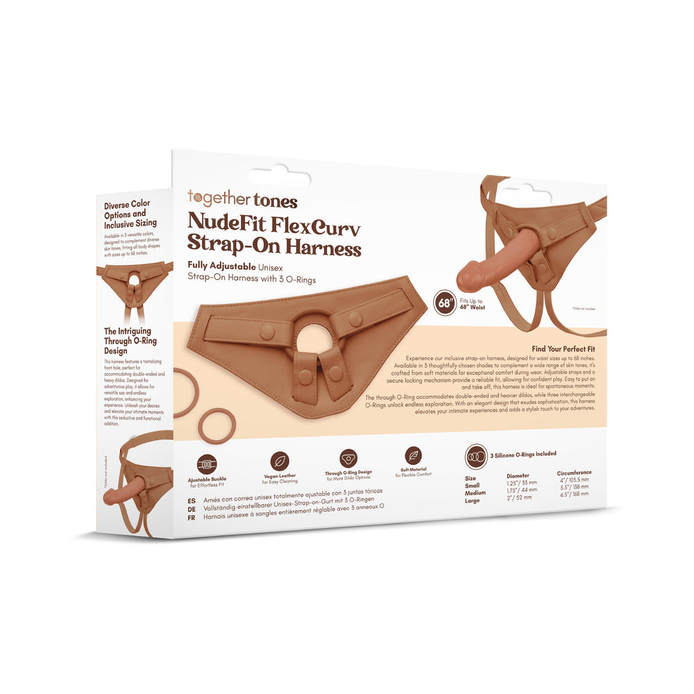 Together Toy NudeFit FlexCurv Strap-On Harness Medium
