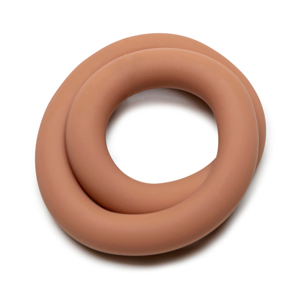 Perfect Fit Hefty Wrap Ring 9 in. (229mm) Silicone Skintone 3