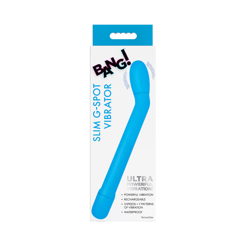 BANG! Slim G-Spot Vibrator Blue