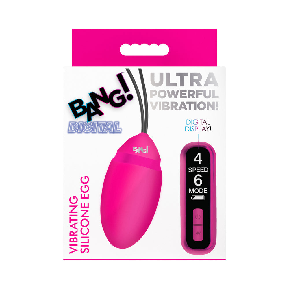 BANG! Vibrating Silicone Egg with Digital Remote