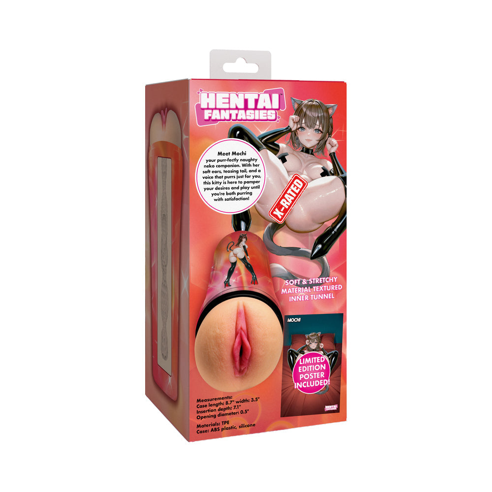 Hentai Fantasies Mochi the Cat Girl Pussy Masturbator