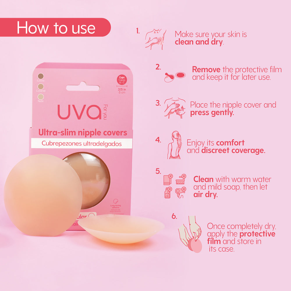 UVA Circular Nipple Covers Cocoa