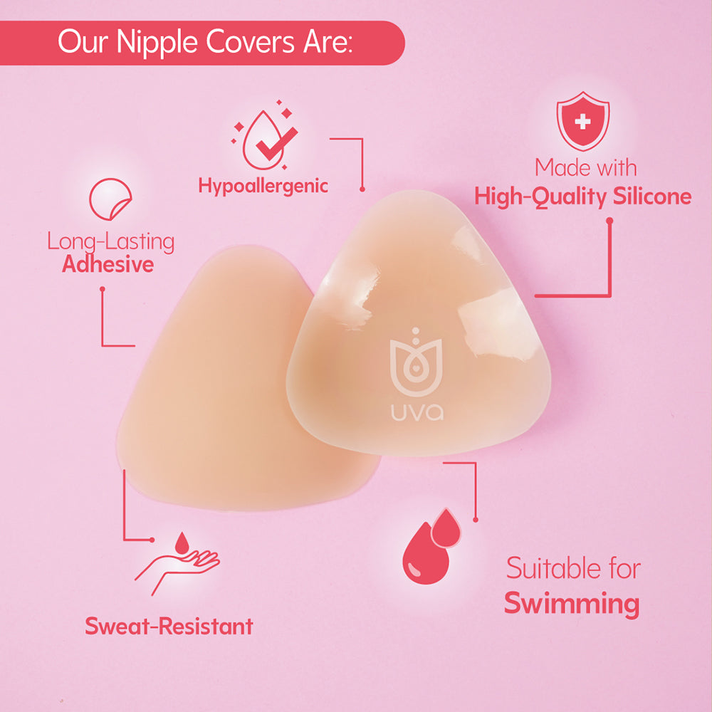 UVA Triangular Nipple Covers Caramel