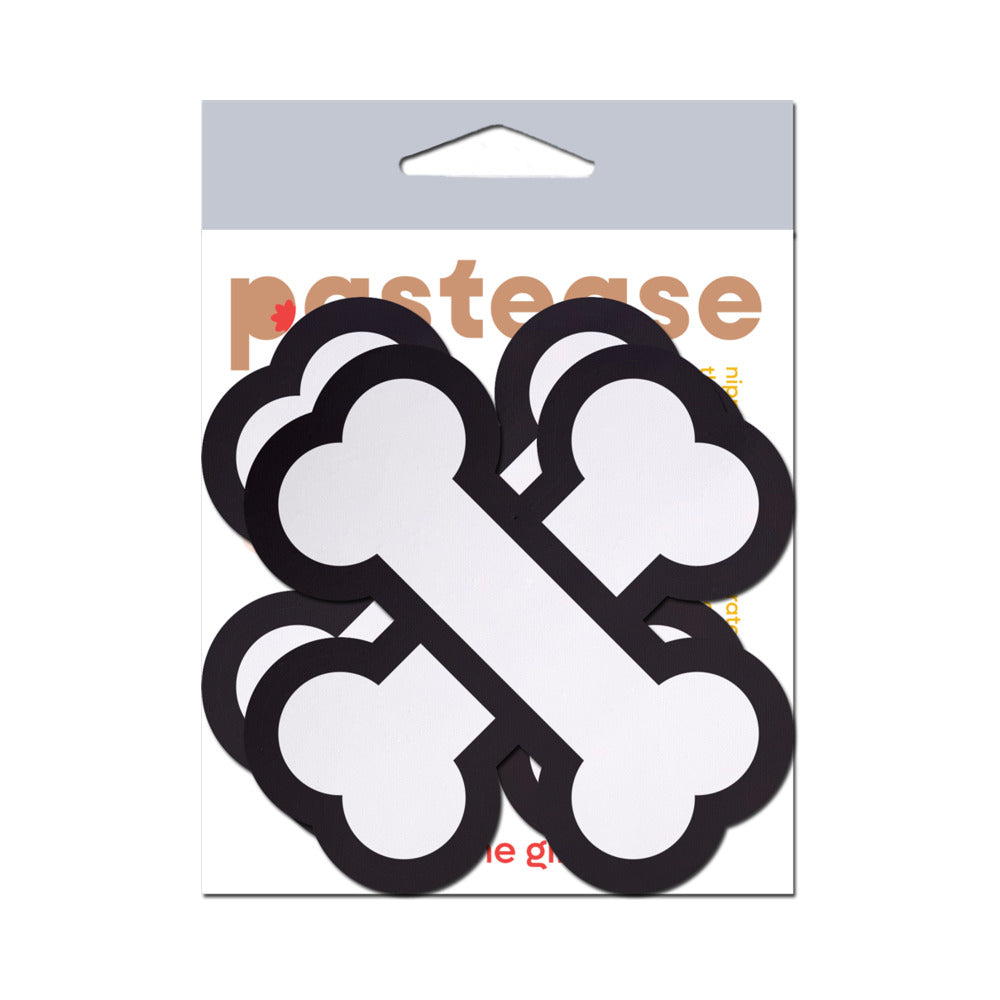 Pastease White Crossbone Breast Pasties