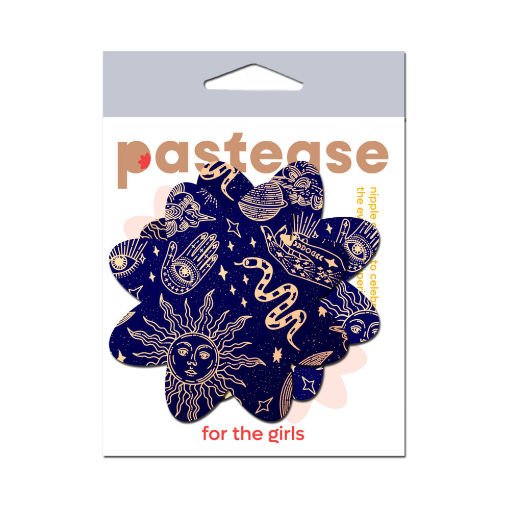 Pastease Midnight Celestial Sun & Moon Petal Breast Pasties