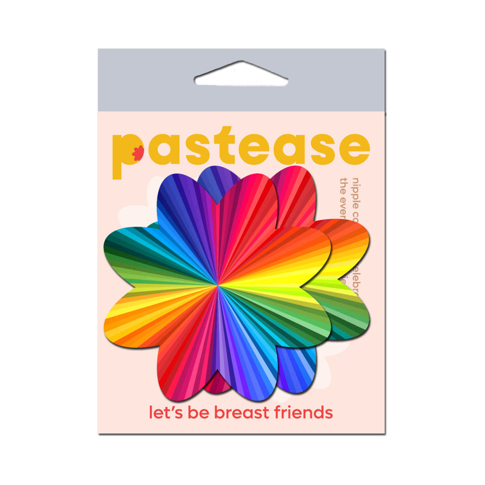 Pastease Rainbow Kaleidoscope Petal Breast Pasties