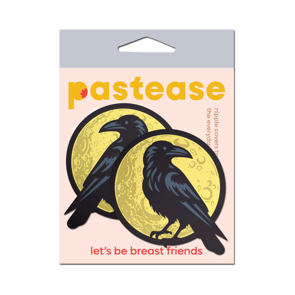 Pastease Black Raven & Full Moon Breast Pasties