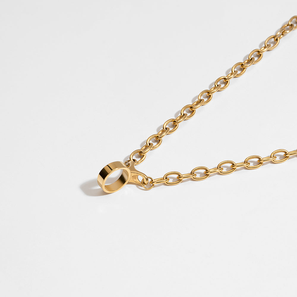 Crave Tease Collection (Necklace + Ring) Gold