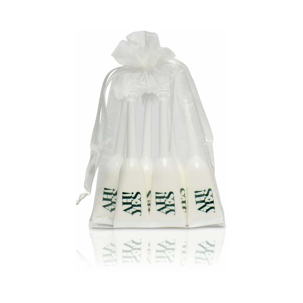 AH! YES COCO Plant-Oil Based Personal Lubricant Applicators 6-Pack 0.17 oz.