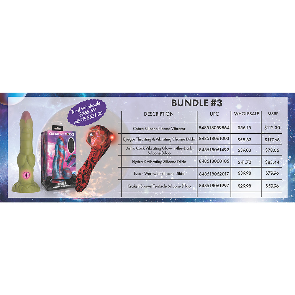Nalpac Exclusive Creature Cocks Bundle 3