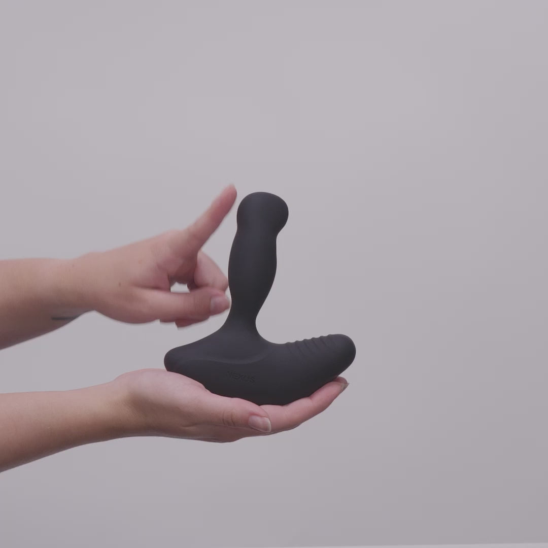 Nexus REVO STEALTH Remote Control Rotating Prostate Massager - Black