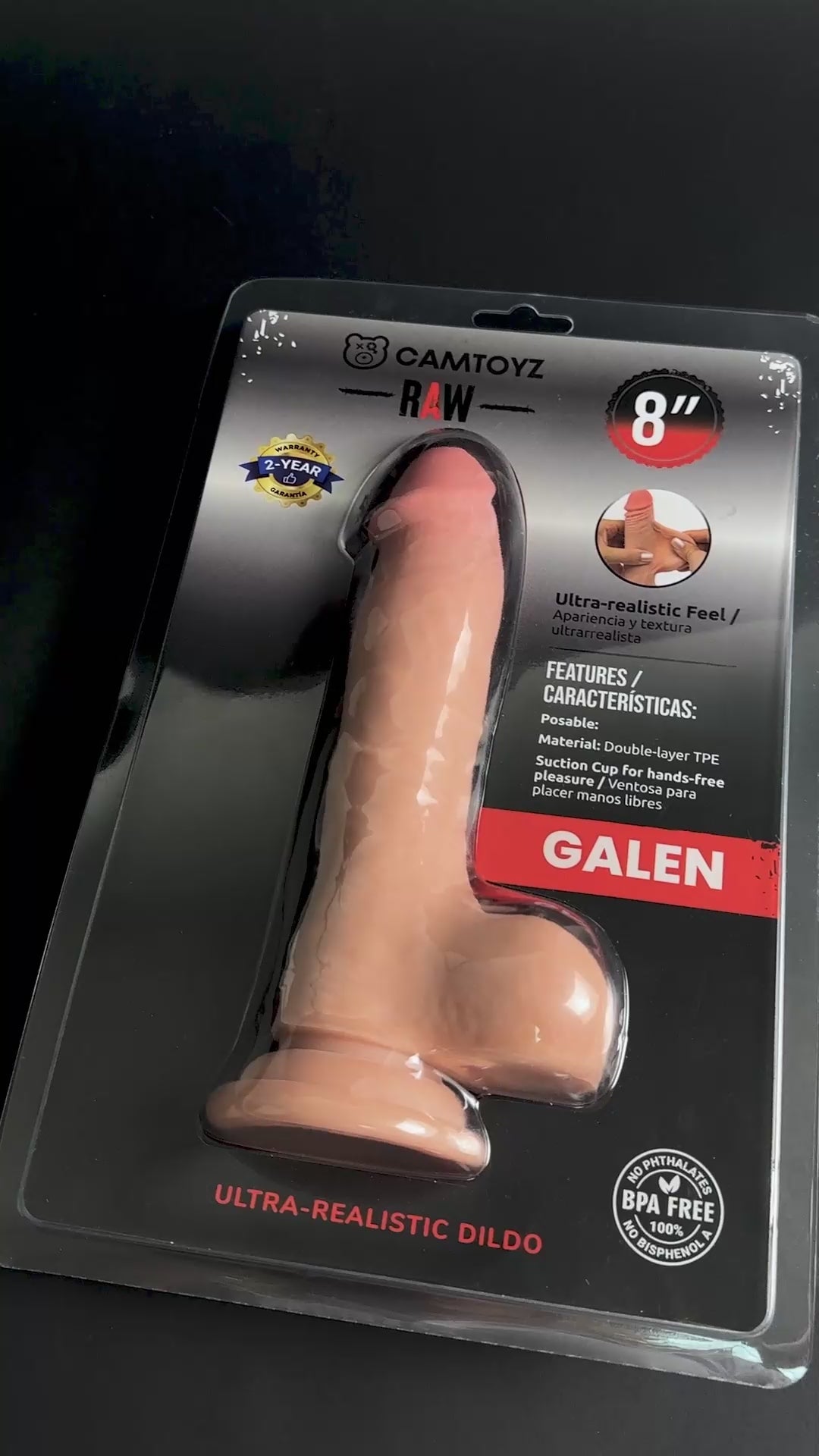 Camtoyz Ultra Realistic Dildo Galen