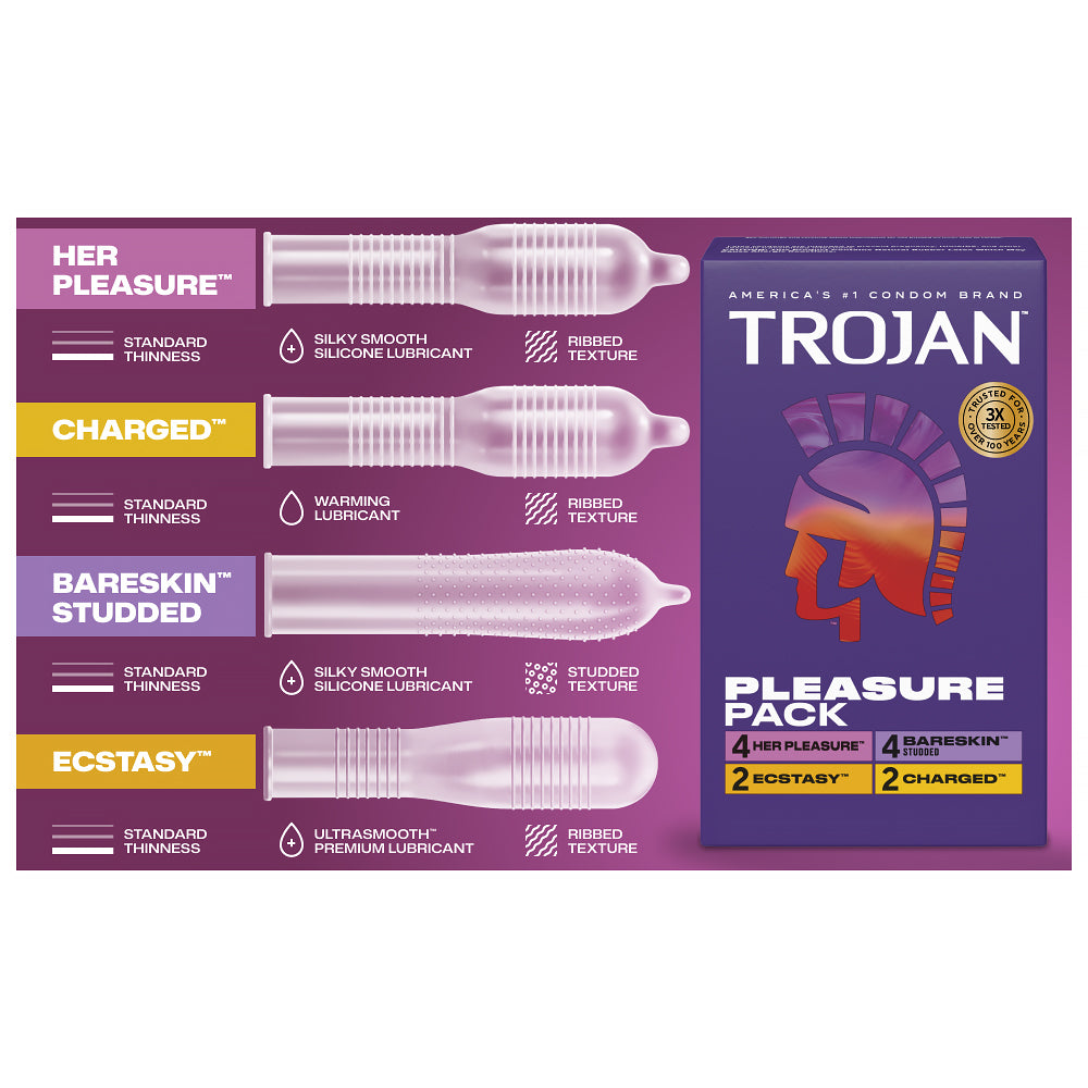 Trojan Pleasure Pack 12-Pack