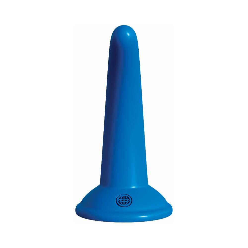 Fetish Fantasy Series Beginner''s Strap-On For Him Set With 4.5 in. Dildo Blue/Black